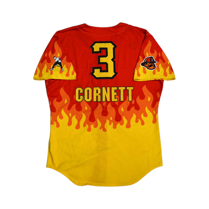 Dalton Cornett Firefighters Game Worn June 13, 2026 Jersey at Nebraska