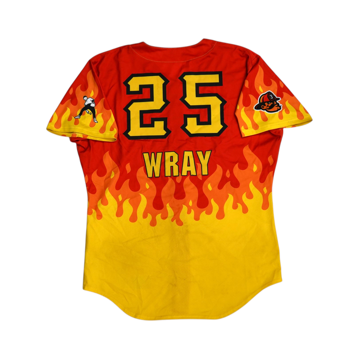 Ga'von Wray Firefighters Game Worn June 13, 2026 Jersey at Nebraska