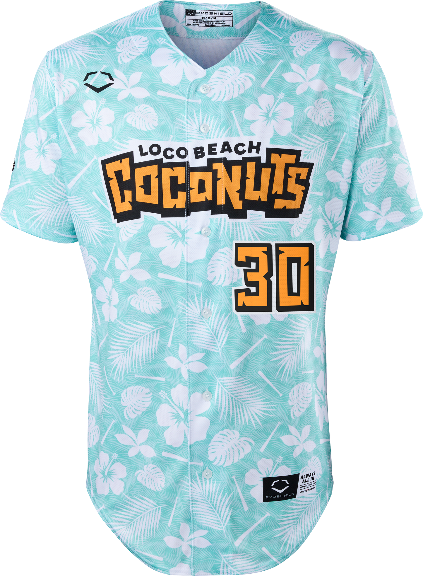 Coconuts Joe Filomeno #30 Evoshield Jersey - Floral