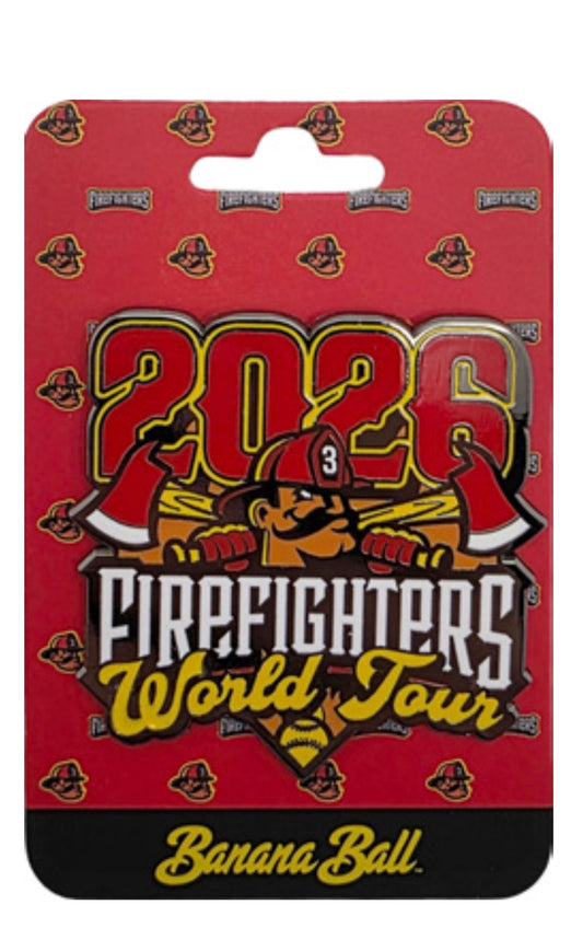 Firefighters 2026 World Tour Lapel Pin