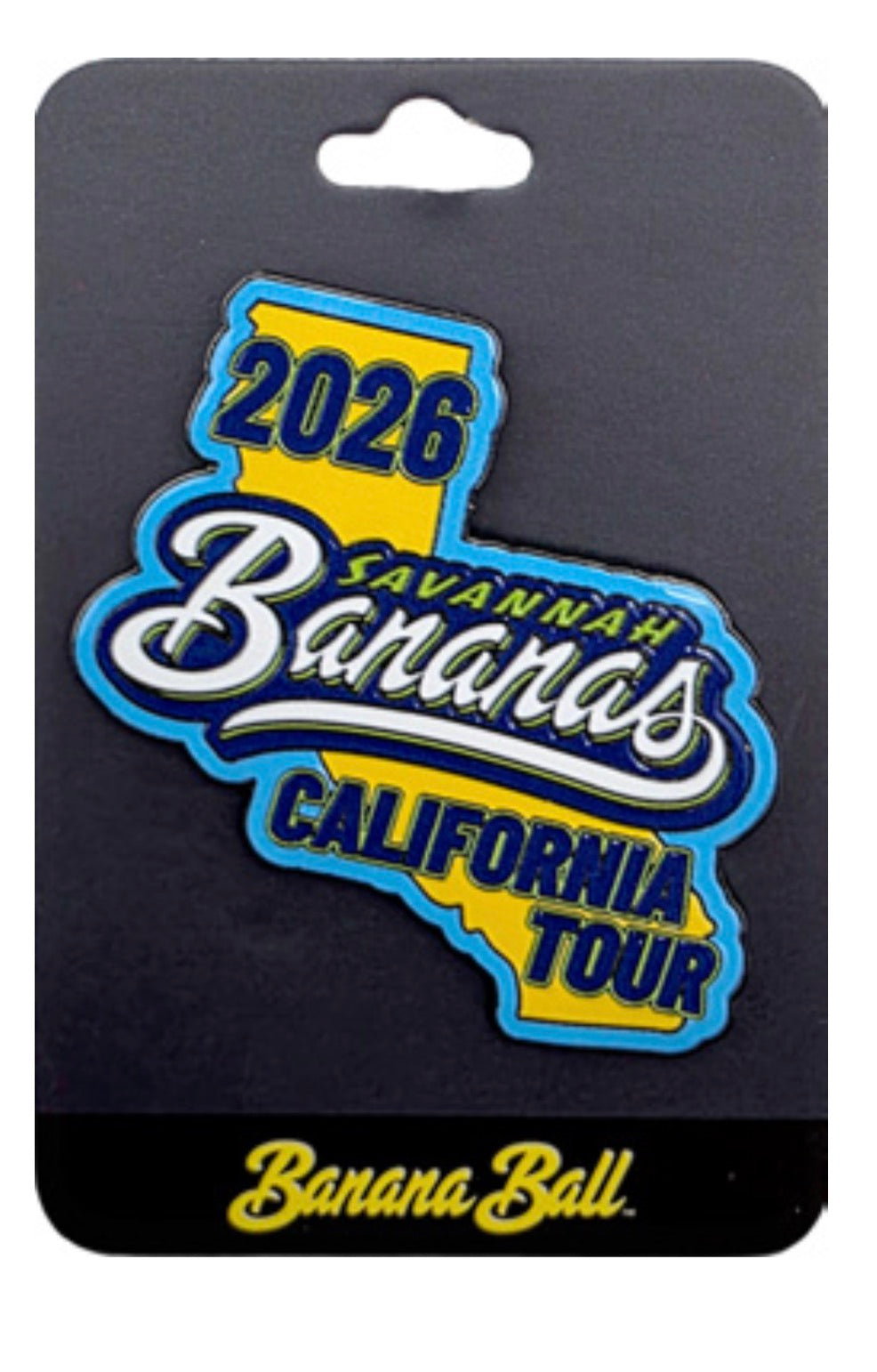 Bananas 2026 California World Tour Lapel Pin
