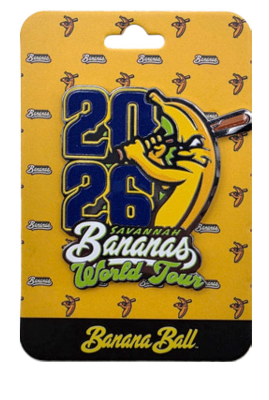 Bananas 2026 World Tour Lapel Pin