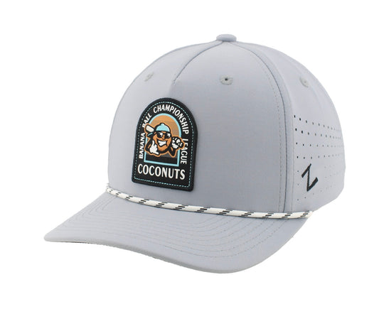 Coconuts Zephyr Slipstream Adjustable Rope Hat - Grey