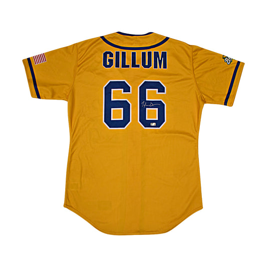 Tyler Gillum Autographed Game Worn Savannah Bananas Jersey from Fenway Park Game on 6/8/2024