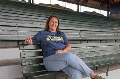 Bananas EvoShield Script Short Sleeve Tech Tee - Navy