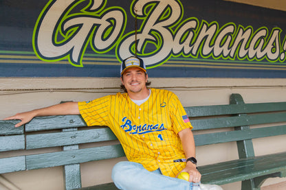 Bananas EvoShield Jersey - Yellow Pin Stripe