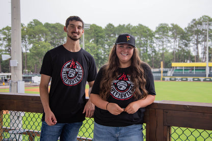 Firefighters Fireball Short Sleeve Tee - Black