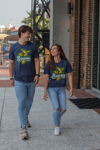 Bananas Short Sleeve Primary Logo Tee - Heathered Navy
