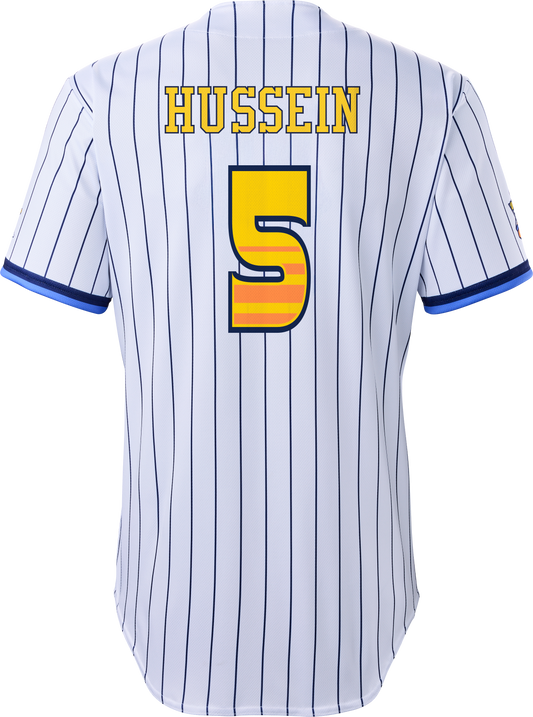 Tailgaters Jorden Hussein #5 Evoshield Jersey - Pinstripe