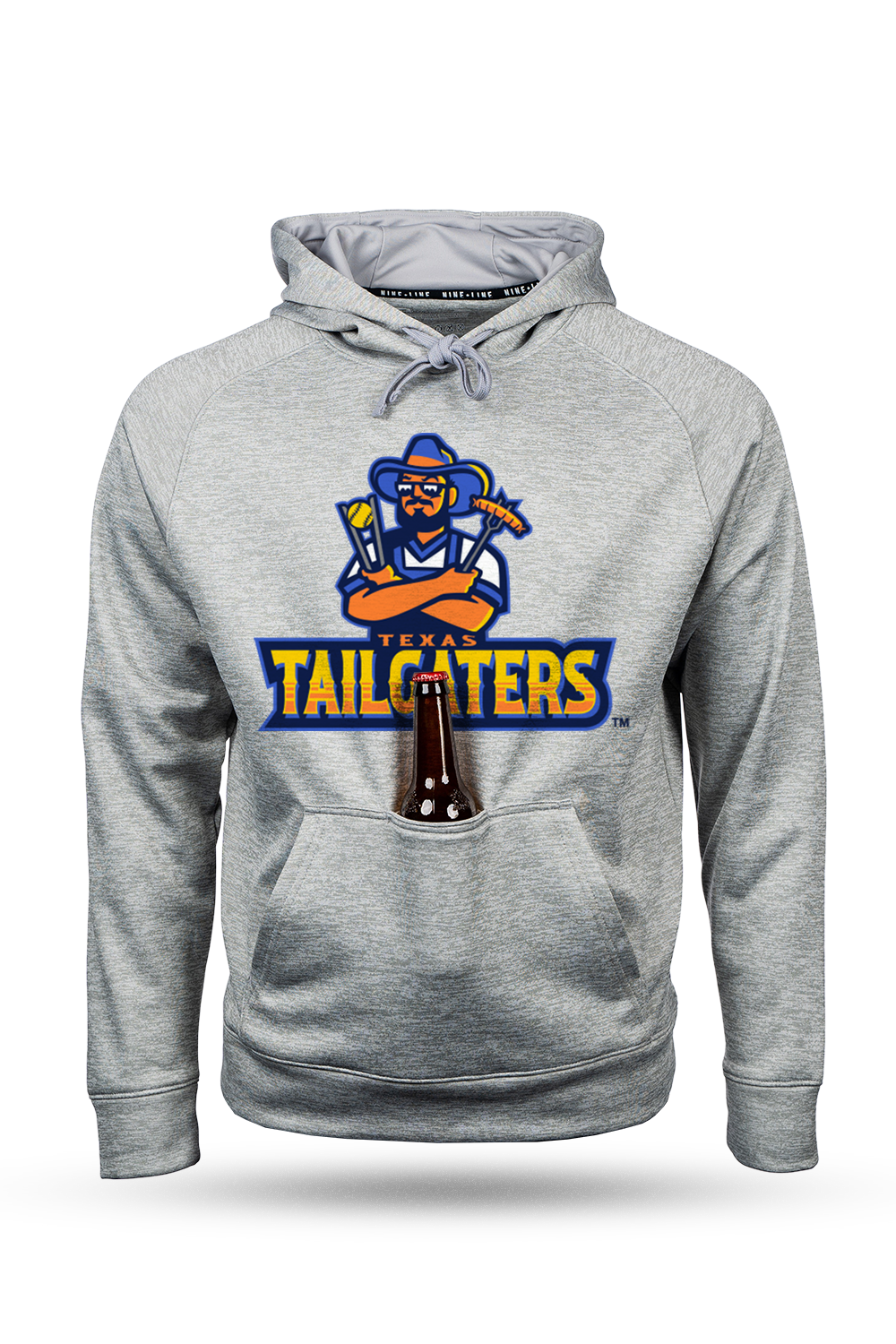 Tailgaters Primary "The Tailgater" Hoodie - Grey Heather