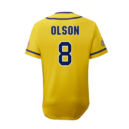 YOUTH Bananas Jackson Olson EvoShield Jersey - Yellow