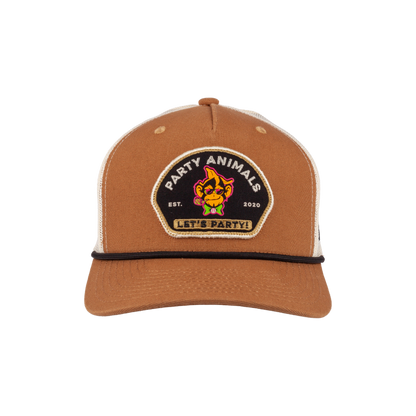 Party Animals CapX Crux Brown Adjustable Hat