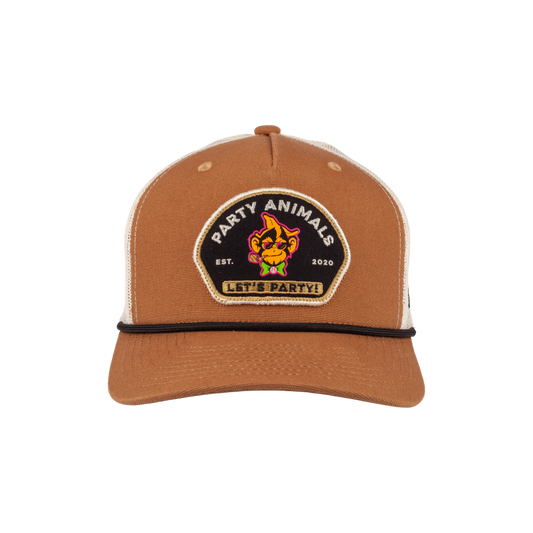 Party Animals CapX Crux Brown Adjustable Hat
