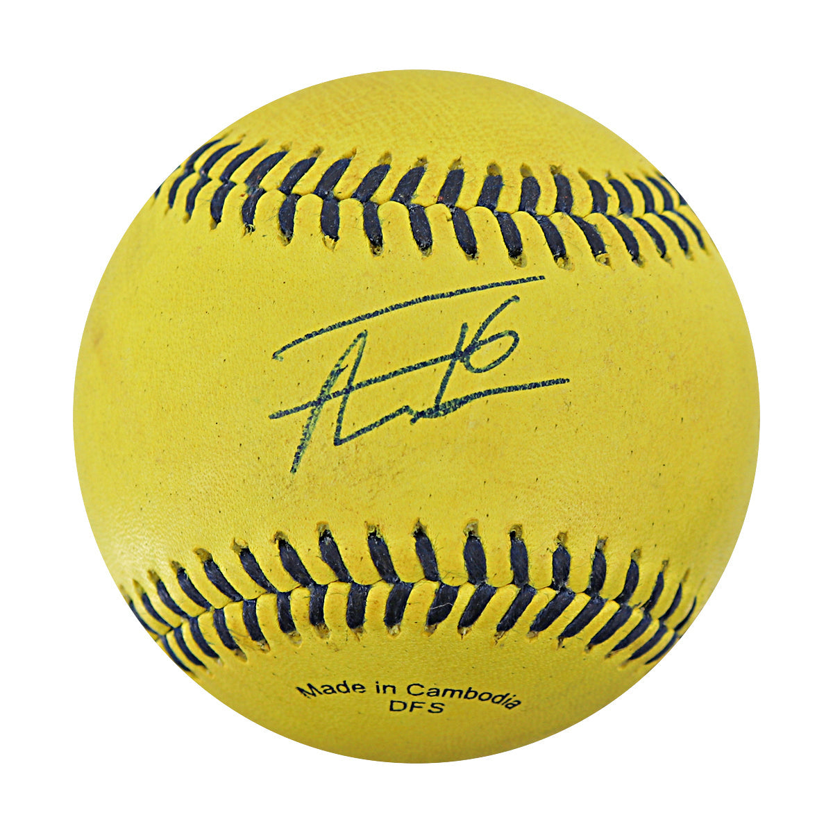 Austin Temple Autographed Game Used Banana Ball 8.1.25 Camden Yards 