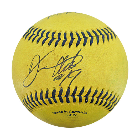 Dan Oberst Autographed Inscribed GU Banana Ball 7.26.25 Citizens Bank Park 