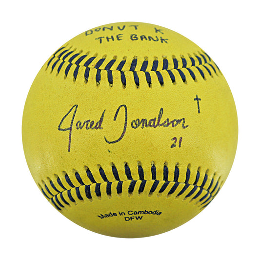 Jared Donaldson Signed Inscribed GU Banana Ball 7.26.25 Citizens Bank Park 