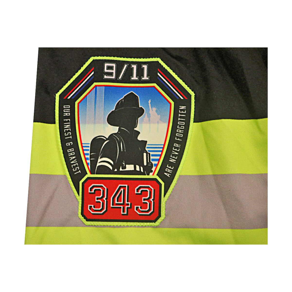 Isaac Parra Signed Inscribed Game Used Yankee Stadium Firefighters Jersey