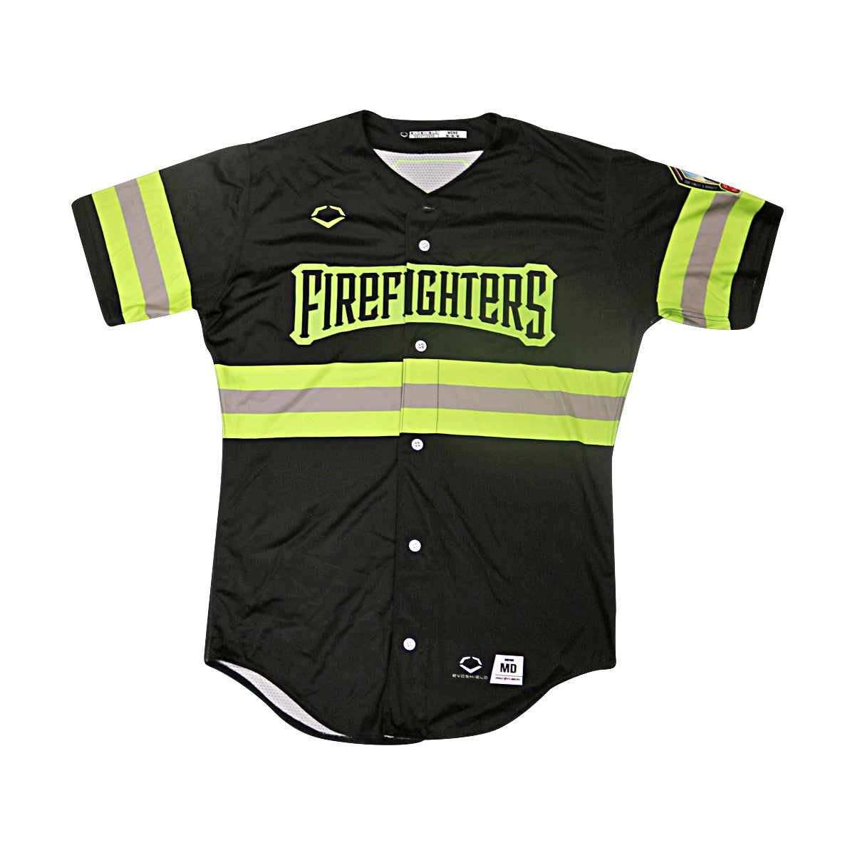 Isaac Parra Signed Inscribed Game Used Yankee Stadium Firefighters Jersey