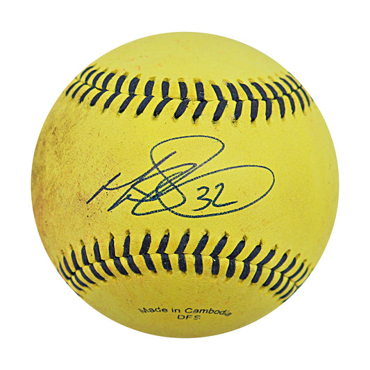 Matt Barnes Autographed Game Used Banana Ball 7.5.25 Fenway Park