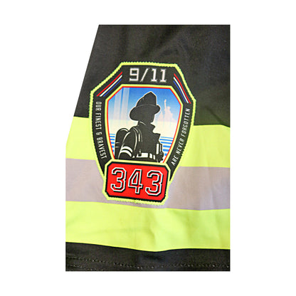 Neil Lang Autographed Signed Game Used Yankee Stadium Firefighters Jersey