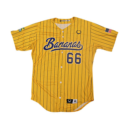 Tyler Gillum Autographed Signed Game Used Yankee Stadium Savannah Bananas Jersey