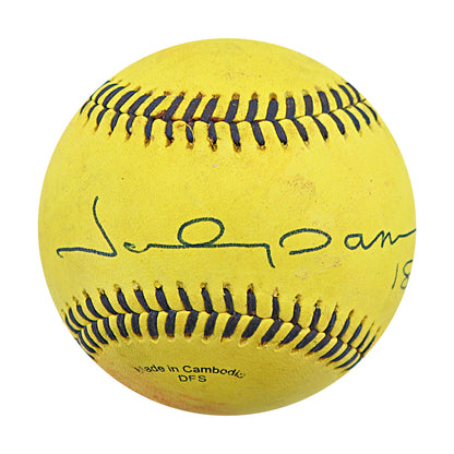 Johnny Damon Autographed Game Used Banana Ball 7.6.25 Fenway Park