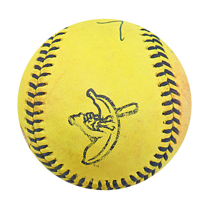 Johnny Damon Autographed Game Used Banana Ball 7.6.25 Fenway Park