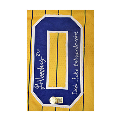 Gage Voorhees Autographed Inscribed Game Used Yankee Stadium Savannah Bananas Jersey