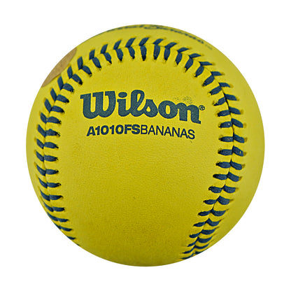 Tony Voiro Indianapolis Clowns Autographed Inscribed Official Banana Ball 2.27.26 FSU Tallahassee Florida