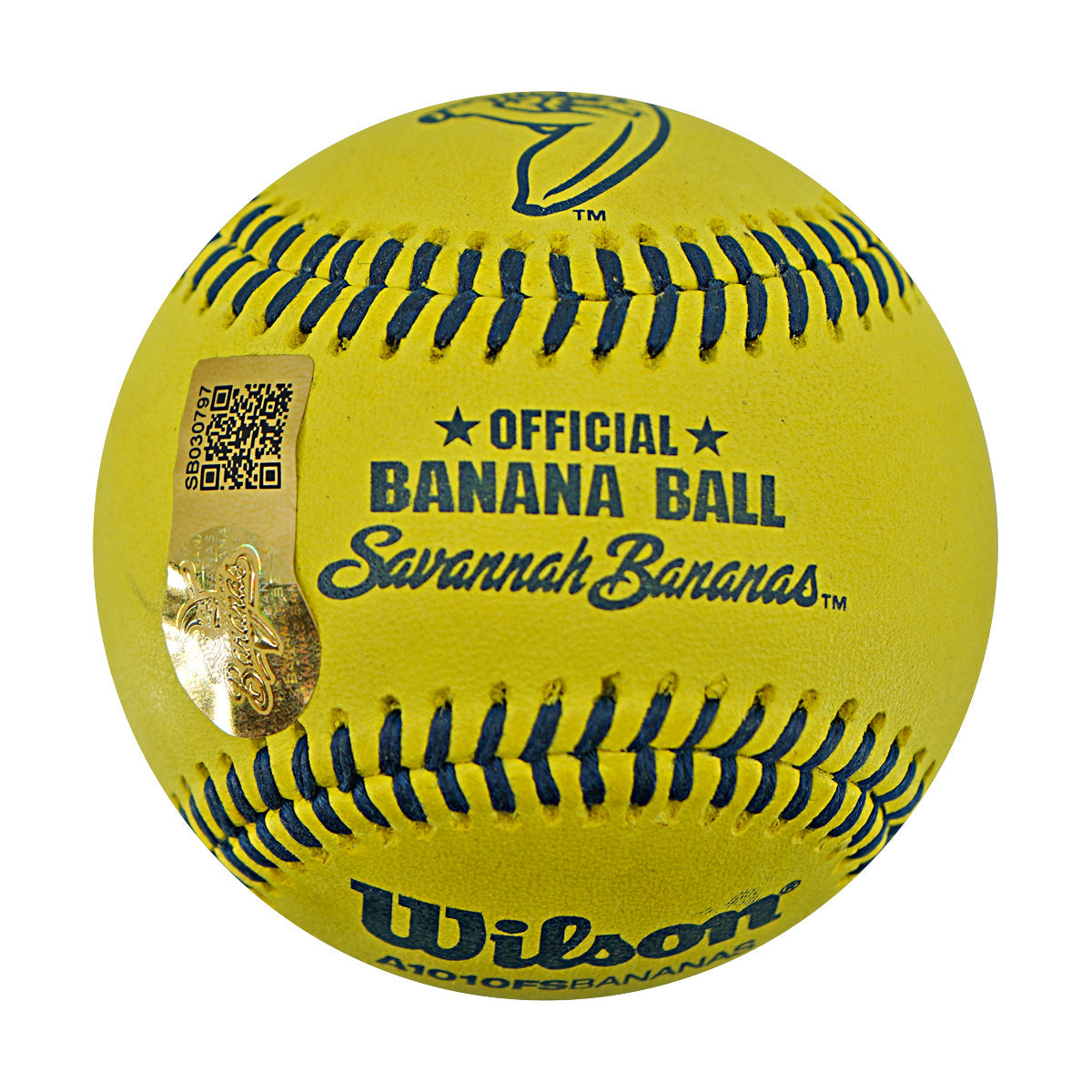 Tony Voiro Indianapolis Clowns Autographed Inscribed Official Banana Ball 2.27.26 FSU Tallahassee Florida