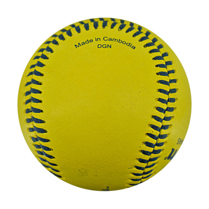 Correlle Prime Indianapolis Clowns Autographed Inscribed Official Banana Ball 2.27.26 FSU Tallahassee Florida
