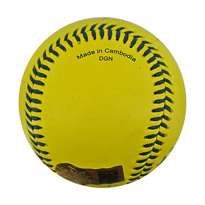 Correlle Prime Indianapolis Clowns Autographed Inscribed Official Banana Ball 2.27.26 FSU Tallahassee Florida