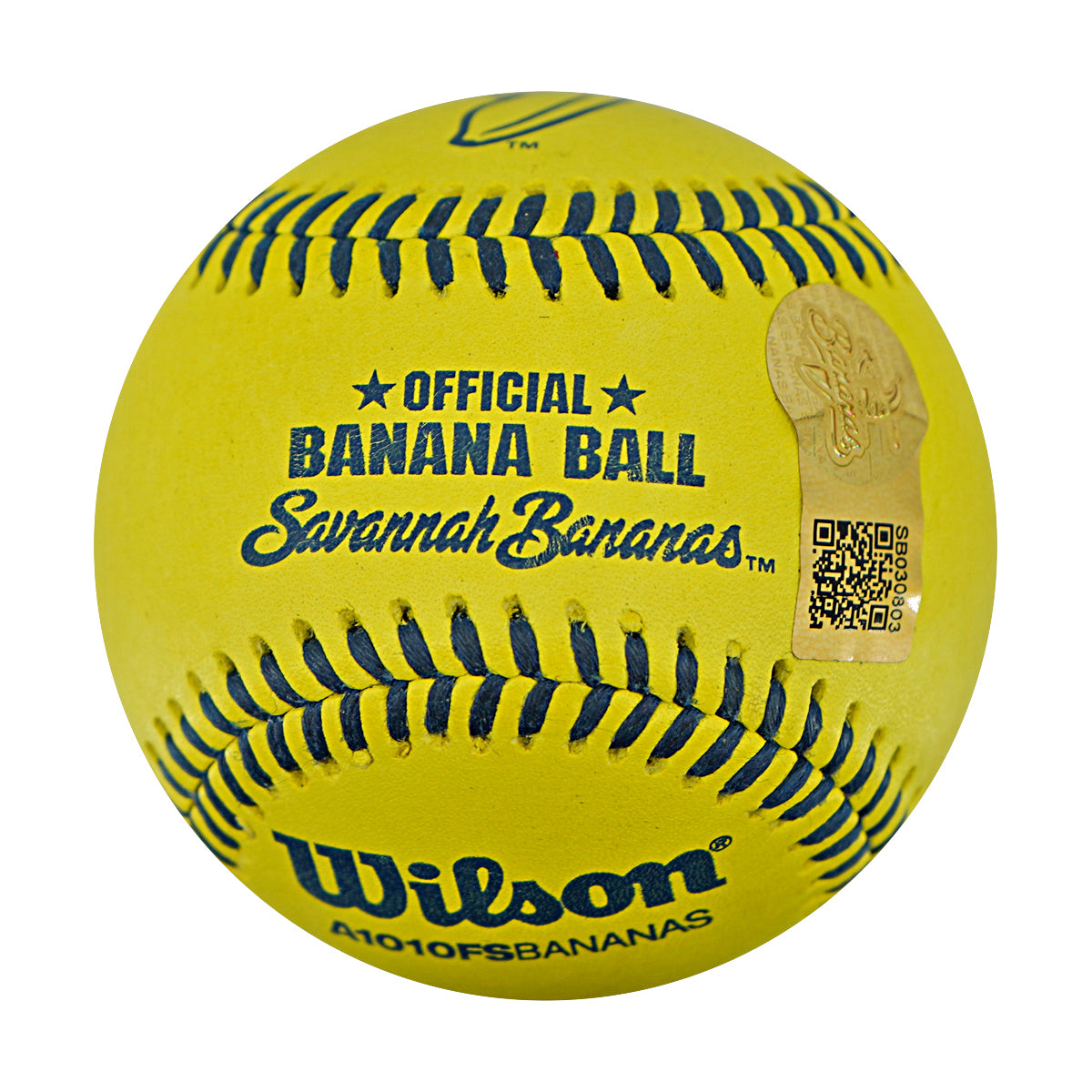 Correlle Prime Indianapolis Clowns Autographed Inscribed Official Banana Ball 2.27.26 FSU Tallahassee Florida