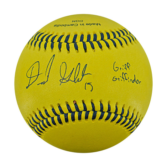 David Griffin Indianapolis Clowns Autographed Inscribed Official Banana Ball 2.27.26 FSU Tallahassee Florida