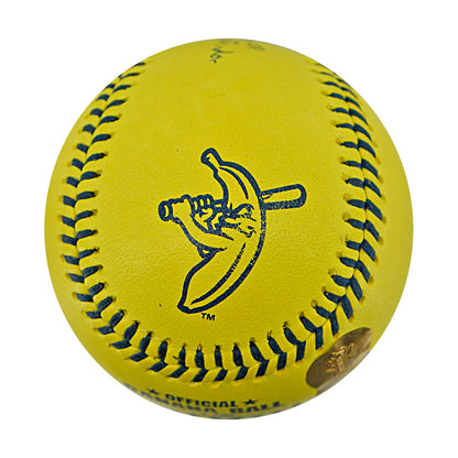 David Griffin Indianapolis Clowns Autographed Inscribed Official Banana Ball 2.27.26 FSU Tallahassee Florida