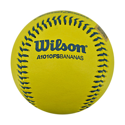 Daniel Foster Indianapolis Clowns Autographed Inscribed Official Banana Ball 2.27.26 FSU Tallahassee Florida