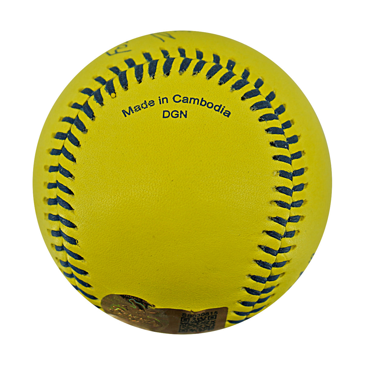 Daniel Foster Indianapolis Clowns Autographed Inscribed Official Banana Ball 2.27.26 FSU Tallahassee Florida