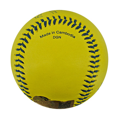 Daniel Foster Indianapolis Clowns Autographed Inscribed Official Banana Ball 2.27.26 FSU Tallahassee Florida