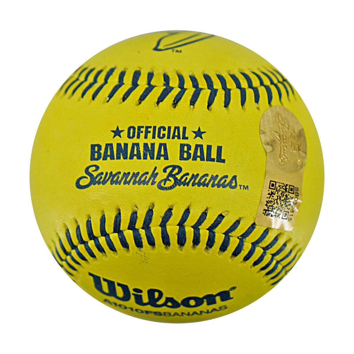 Daniel Foster Indianapolis Clowns Autographed Inscribed Official Banana Ball 2.27.26 FSU Tallahassee Florida