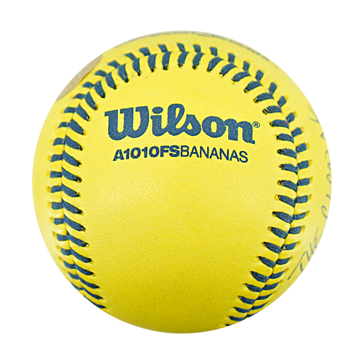 Bill Howard Indianapolis Clowns Autographed Inscribed Official Banana Ball 2.27.26 FSU Tallahassee Florida