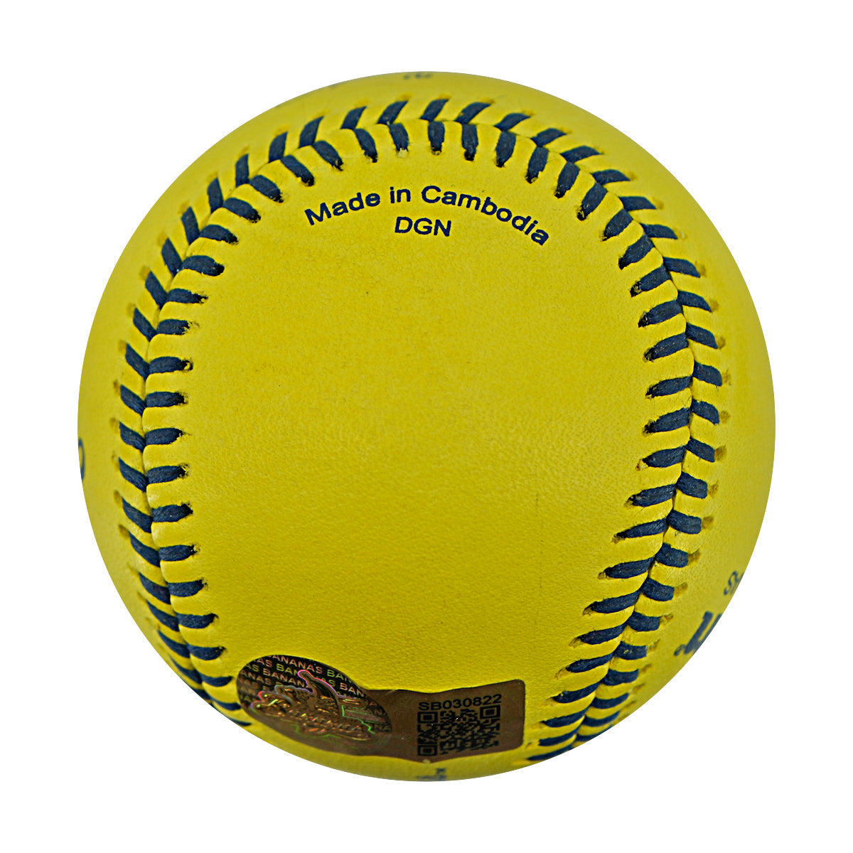 Errick Fox Indianapolis Clowns Autographed Inscribed Official Banana Ball 2.27.26 FSU Tallahassee Florida