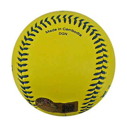 Errick Fox Indianapolis Clowns Autographed Inscribed Official Banana Ball 2.27.26 FSU Tallahassee Florida