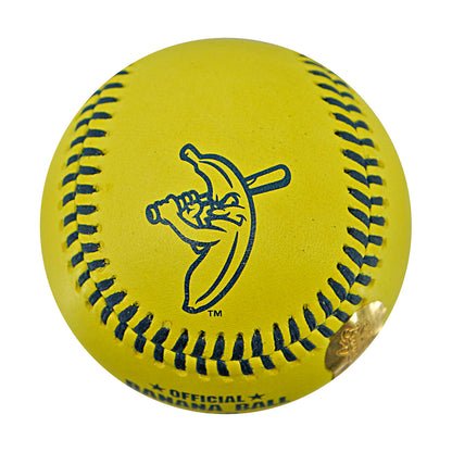 Errick Fox Indianapolis Clowns Autographed Inscribed Official Banana Ball 2.27.26 FSU Tallahassee Florida