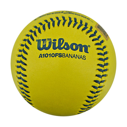 Errick Fox Indianapolis Clowns Autographed Inscribed Official Banana Ball 2.27.26 FSU Tallahassee Florida