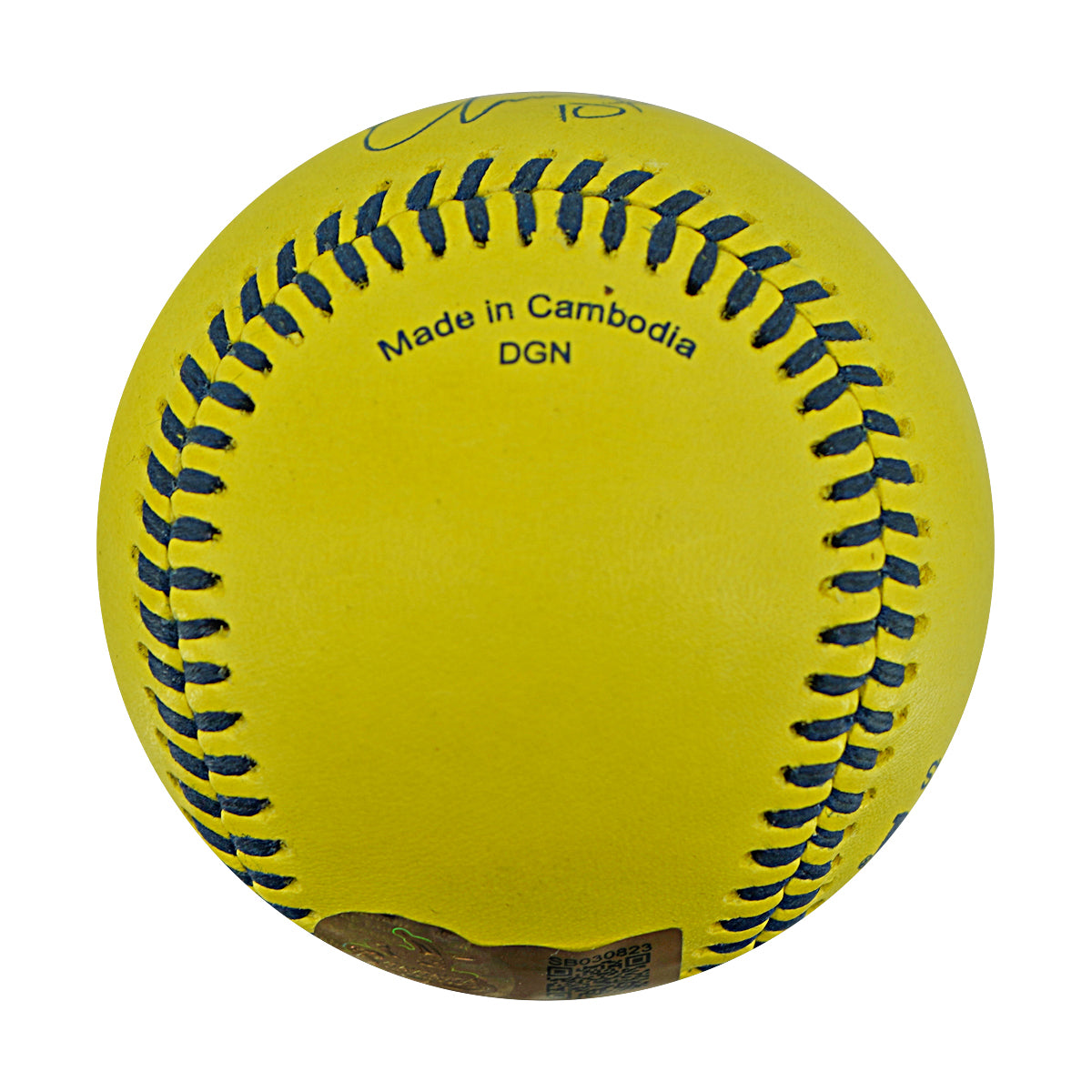 Errick Fox Indianapolis Clowns Autographed Inscribed Official Banana Ball 2.27.26 FSU Tallahassee Florida