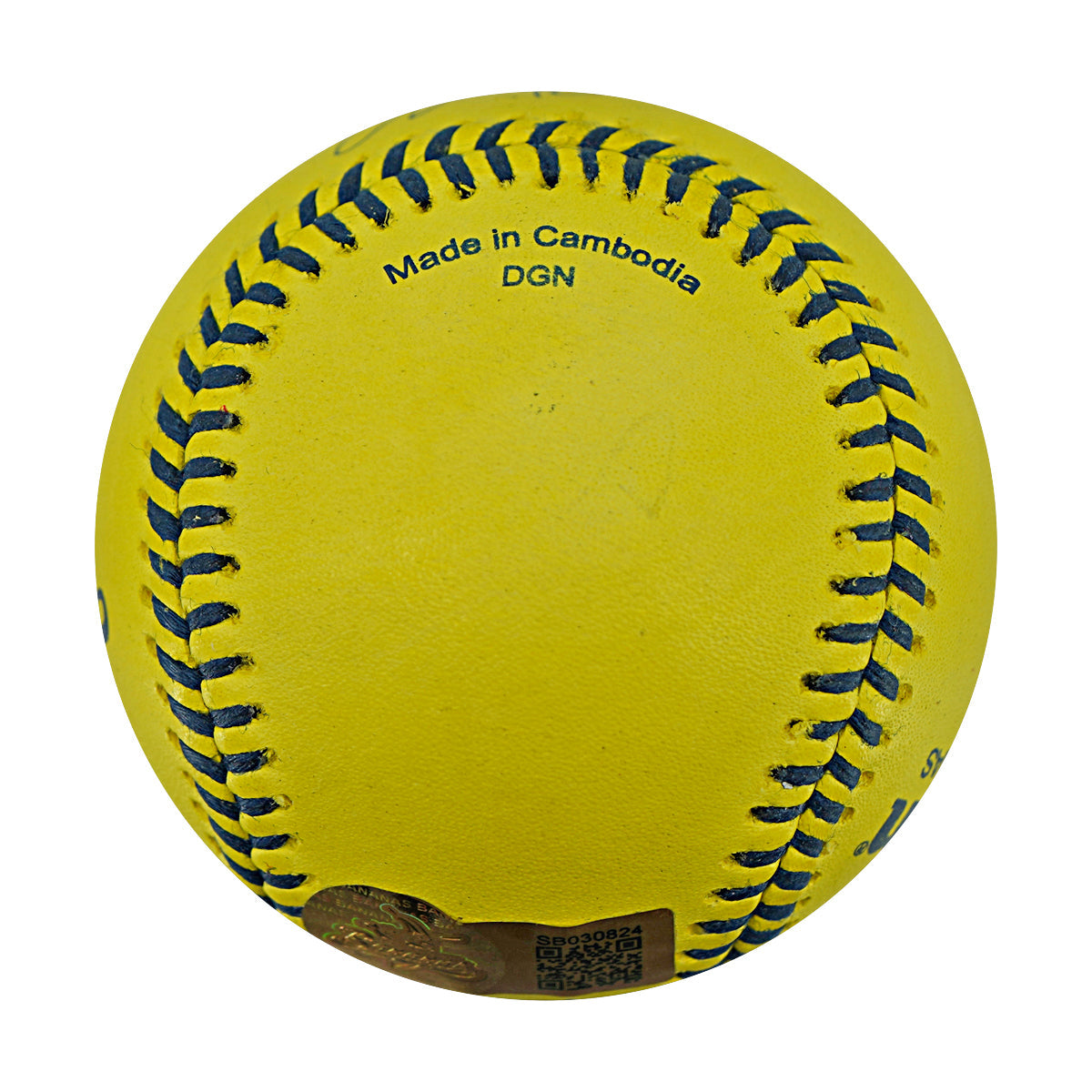 Errick Fox Indianapolis Clowns Autographed Inscribed Official Banana Ball 2.27.26 FSU Tallahassee Florida