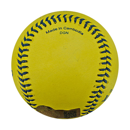 Errick Fox Indianapolis Clowns Autographed Inscribed Official Banana Ball 2.27.26 FSU Tallahassee Florida