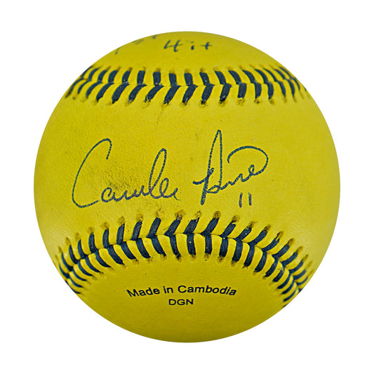 Correlle Prime Indianapolis Clowns Autographed Inscribed First Hit By a Clown Game Used Banana Ball 2.27.26 FSU Tallahassee Florida