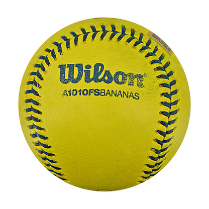 Correlle Prime Indianapolis Clowns Autographed Inscribed First Hit By a Clown Game Used Banana Ball 2.27.26 FSU Tallahassee Florida