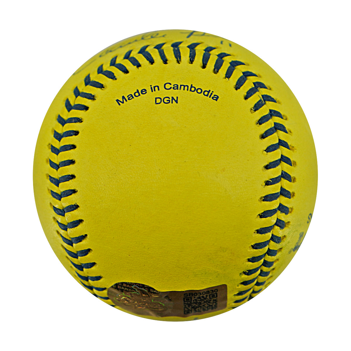 Correlle Prime Indianapolis Clowns Autographed Inscribed First Hit By a Clown Game Used Banana Ball 2.27.26 FSU Tallahassee Florida
